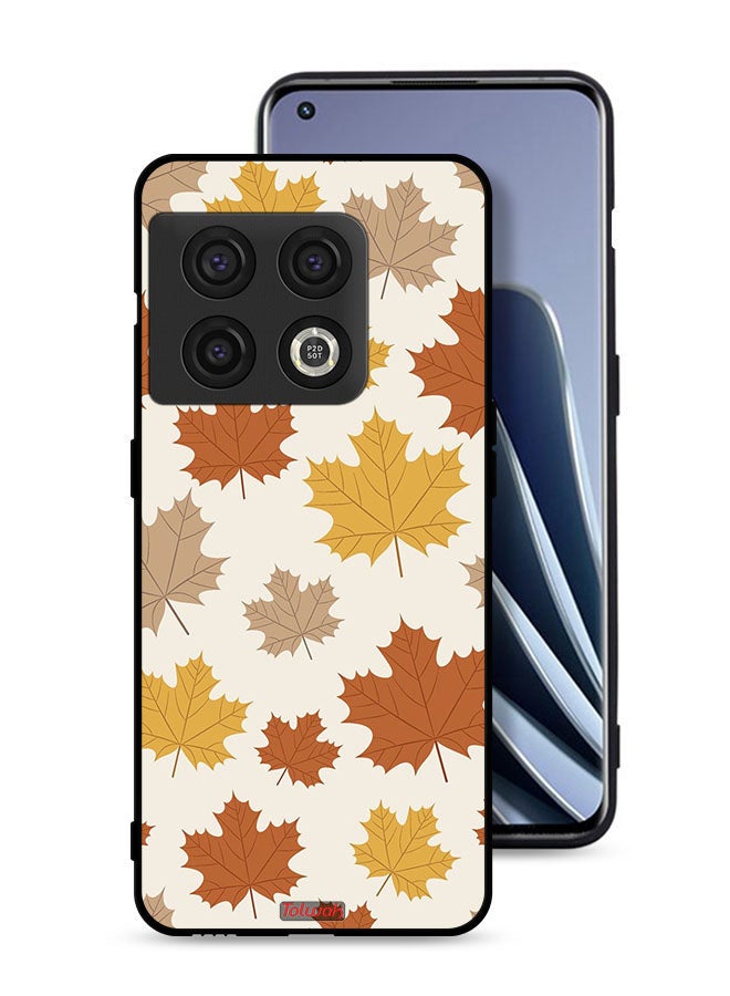 Tolwak OnePlus 10 Pro 5G Protective Case Cover Autumn Leaves - Image 1