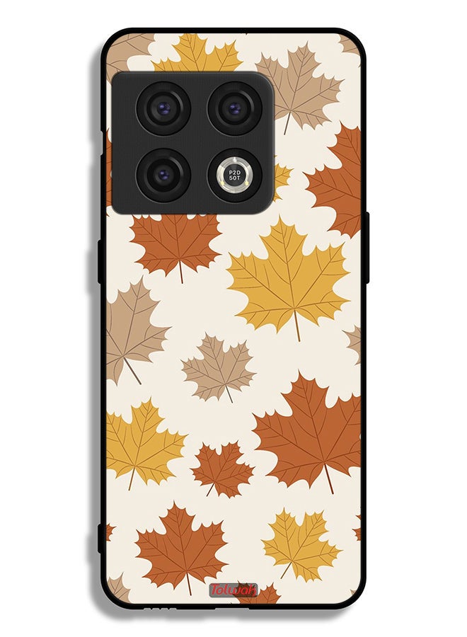 Tolwak OnePlus 10 Pro 5G Protective Case Cover Autumn Leaves - Image 2