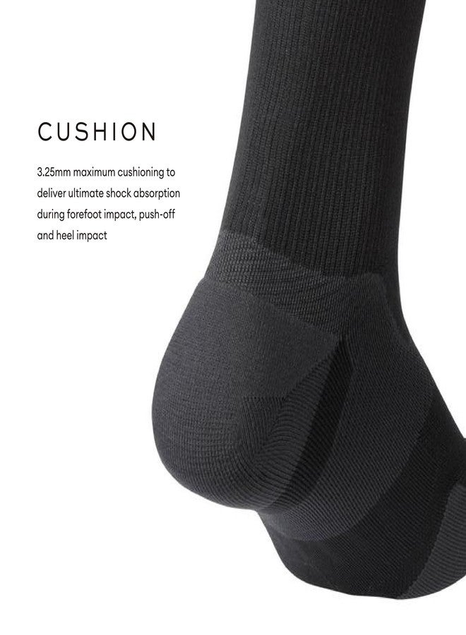 2XU Unisex Vectr Cushion Crew Socks - Sports Performance Socks - Black/Titanium - Size Medium (Men's Size 6-8.5, Women's Size 7.5-9.5 - Image 5