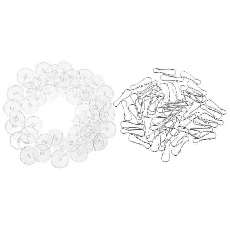 Removable Ceiling Hooks with Adhesive Suction Cups 50pcs for Lanterns Decorations Weddings Festivals - Image 2