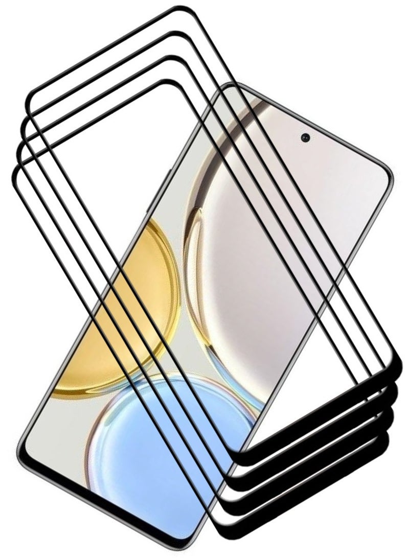 ACLIX 4 Pieces Antistatic ESD Dustproof Premium Quality High Definition Tempered Glass Screen Protector Designed For Honor X9 - Image 1