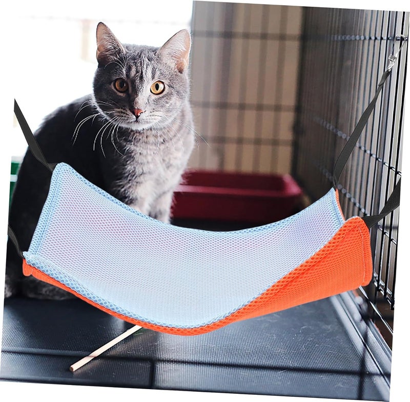 Toyvian Comfortable Cat Hammock Durable Breathable Pet Hanging Bed for Indoor Cats Sturdy Design for All Seasons for Kittens and Pets Lightweight and Easy - Image 4