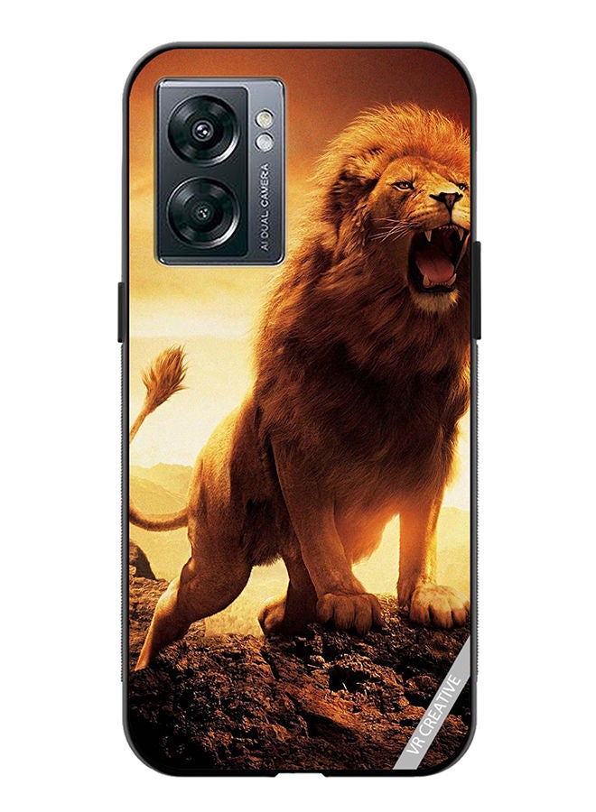 Protective Case Cover For OnePlus Nord N300 Lion King Design Multicolour