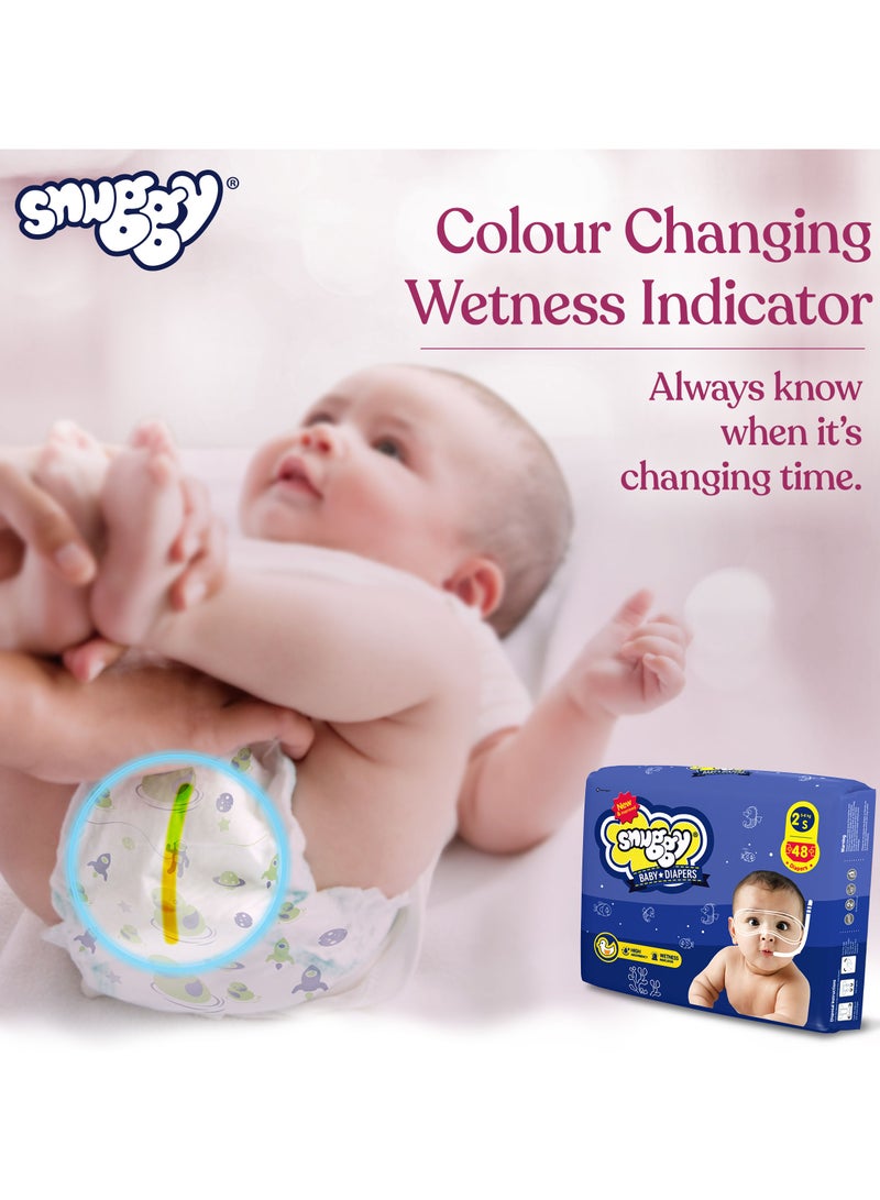 Snuggy Baby Diaper Small Size-2 (3-8kg) 48 Diapers - Image 5