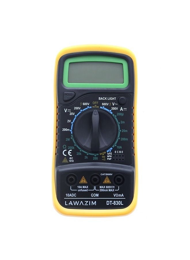LAWAZIM - Heavy Duty Digital Multimeter - Durable Electrical Detector for Voltage Testing and Continuity Tester and Resistance Measurement - Electrical troubleshooting Automotive Home Appliances Repairs - Image 1