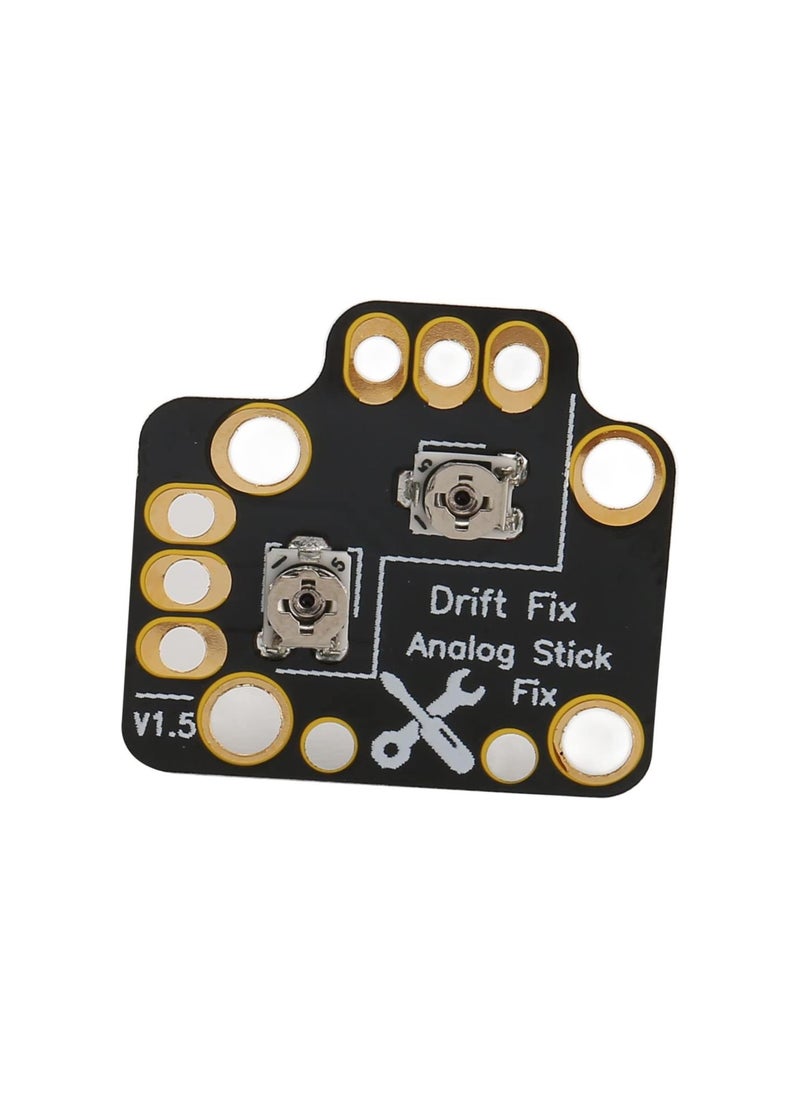 Generic - Gamepad Joystick Drift Repair Board, 2pcs Gamepad Joystick Drift Repair Board Universal 3D Analog Stick Drift Fix Mod for Game Controllers Black - Image 1