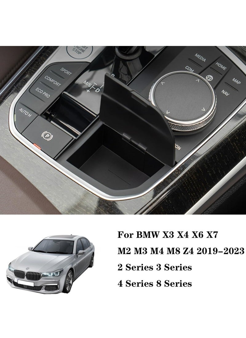 Generic - Center Console Organizer for BMW, Armrest Secondary Storage Box,  Console Organizer, Console Storage Compatible with BMW X3 X4 M3 2019-2023 Car Hidden Storage Box - Image 1