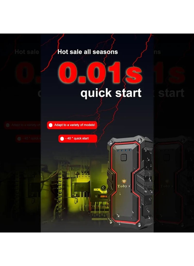 Toby's Toby's X-16 Multifunction Portable Car Jump Starter Power Bank 16000mah 12v Emergency Charger  - Image 4