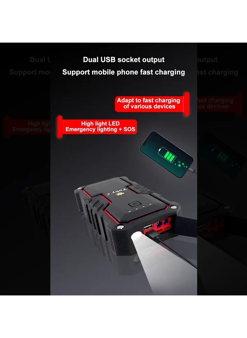 Toby's Toby's X-16 Multifunction Portable Car Jump Starter Power Bank 16000mah 12v Emergency Charger  - Image 5