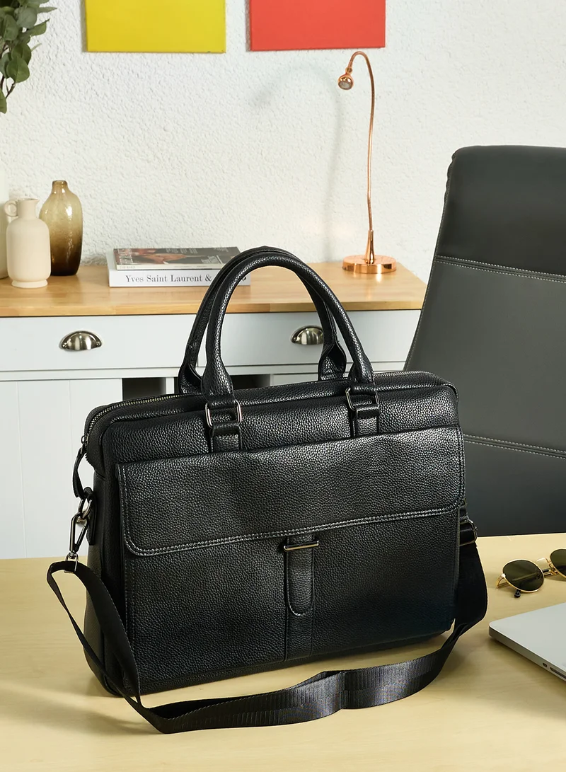 Robert Wood Multiple Compartment Laptop Bag
