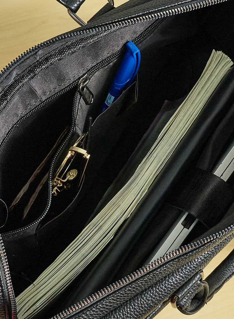Robert Wood Multiple Compartment Laptop Bag