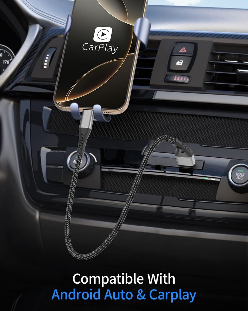 Umefly USB A to USB C Cable 2ft, 2 Pack Braided USB Type C Cable Fast Charging Cord, 2 ft USB to USB-C Cable for Car iPhone 15 16 17 Pro Max, iPad Air Pro, Samsung Galaxy S24 S23 Ultra, USBA to USBC Cable - Image 2