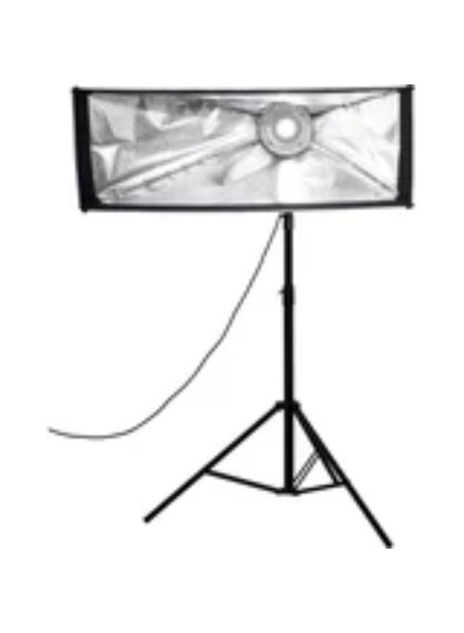 نانليت سوفت بوكس غير متماثل من NANLITE بمقاس 45×110 سم مع شبكة توجيه – معدل إضاءة استوديو بتصميم Stripbank غير متماثل، حلقة سرعة Bowens، أداة تشكيل ضوء بتلاشي تدريجي، ناشرا ضوء مزدوجان، سوفت بوكس للتصوير الشخصي والمنتجات مناسب لسلسلة إضاءات Forza - Image 2
