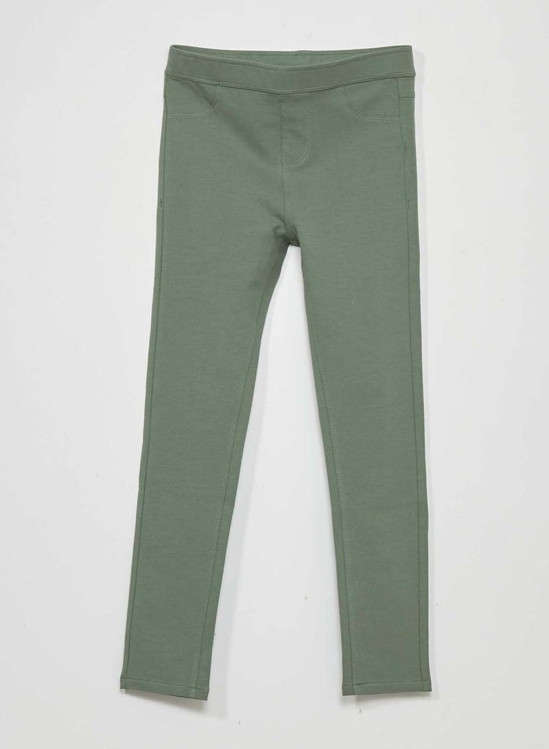 Kiabi eco-design-jeggings-forest-green - Image 1