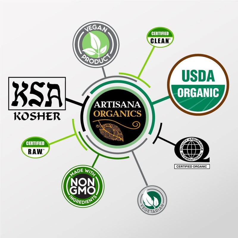 Artisana Organics Raw Almond Butter (2 Pack, 14oz Jars) | USDA Organic, No Sugar Added, No Palm Oil, Vegan, Paleo and Keto Friendly, Non-GMO - Image 2