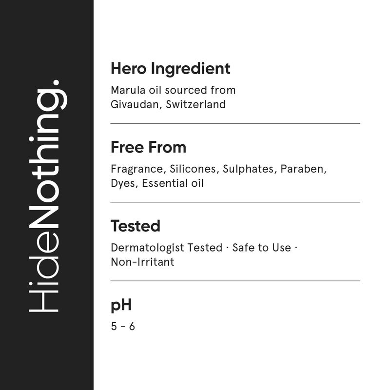 Minimalist Face Moisturizer for Dry Skin | 5% Marula Oil With Hyaluronic Acid For Deep Nourishment & Hydration | Face Hydrating Moisturizer | For Women & Men | 1.7 Oz / 50 gm - Image 5