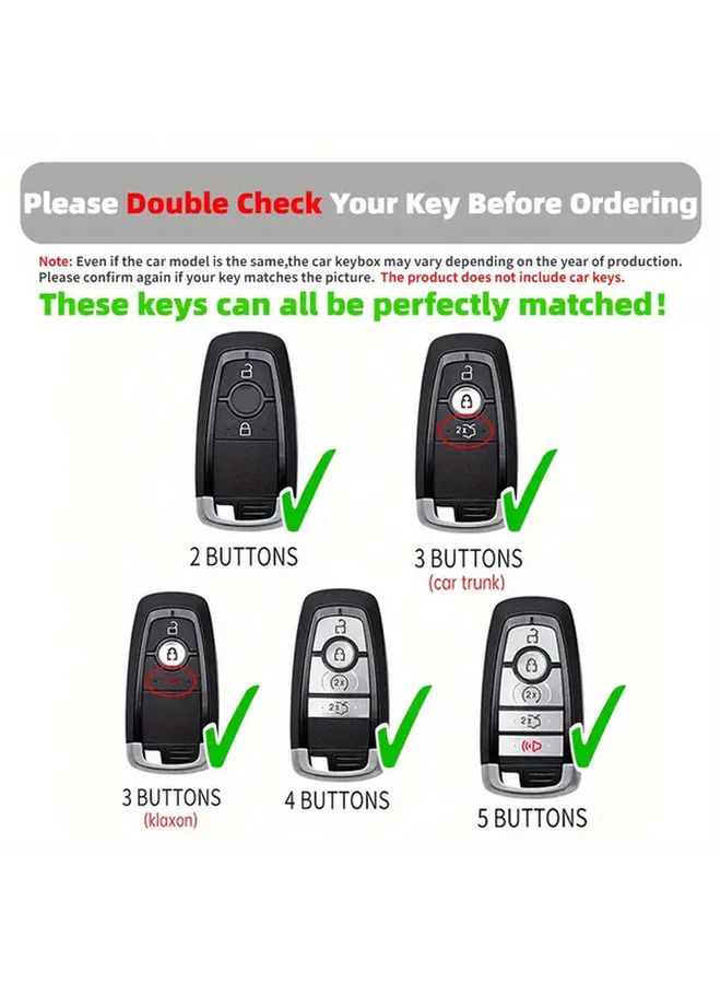 Transparent TPU Car Smart Key Cover Fit Ford Fusion Explorer Escape F150 F250 F350 F450 F550 - Image 3