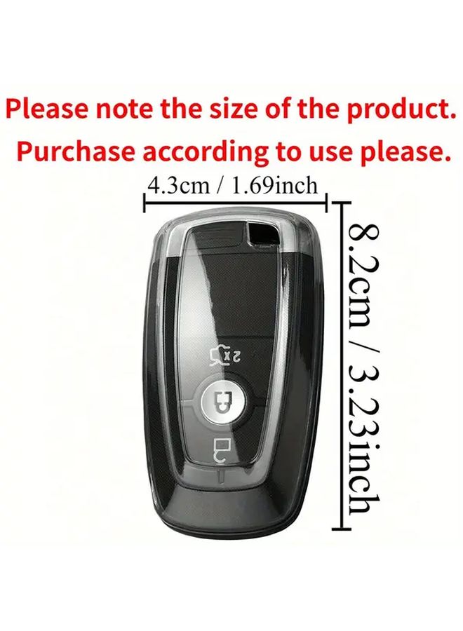 Transparent TPU Car Smart Key Cover Fit Ford Fusion Explorer Escape F150 F250 F350 F450 F550 - Image 2