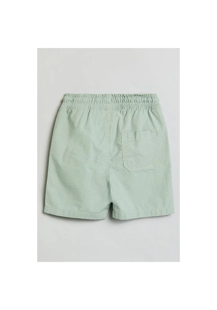 R&b Solid Shorts with Drawstring Waist