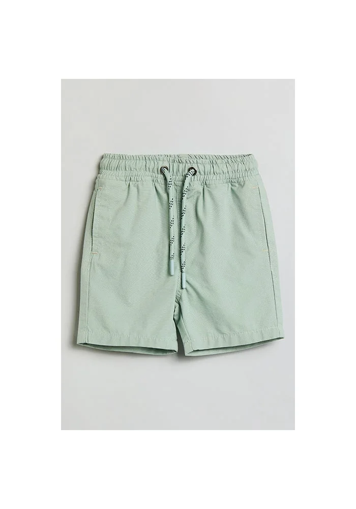 R&b Solid Shorts with Drawstring Waist