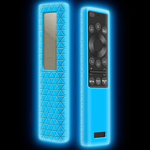 Winceed Silicone Case for Samsung BN59-01357A BN59-01363A BN59-01311B, Anti Slip Back Cover for 2021 Solar Cell Remote Control, Protective Case for Samsung Smart TV Remote Sleeve Skin-Black - Image 1