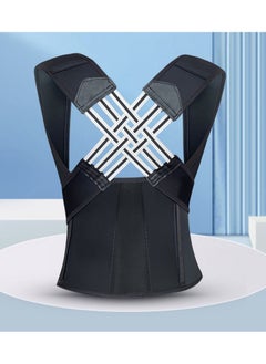 XiuWoo Adjustable Posture Correction Back Support Belt Back Support Brace and Posture Correction Belt Breathable Material Relieve Pain Stress and Fatigue Adjust to Body Shape  - Image 2