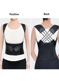 XiuWoo Adjustable Posture Correction Back Support Belt Back Support Brace and Posture Correction Belt Breathable Material Relieve Pain Stress and Fatigue Adjust to Body Shape  - Image 4