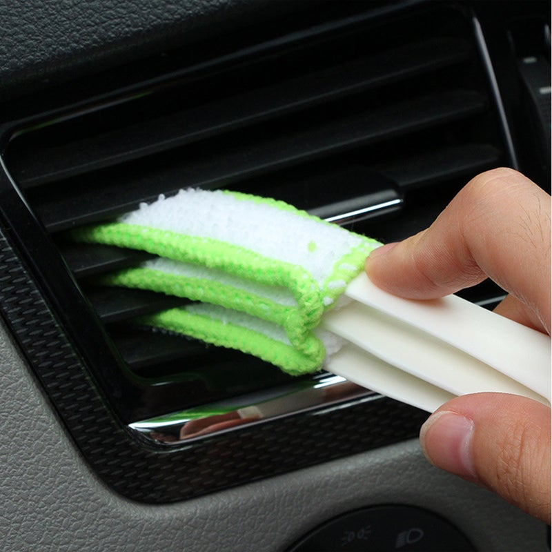 Car Air Vent Brush, Double-Ended Cleaning Tool for Automotive Details and Interior Spaces - Image 5
