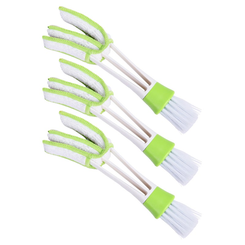 Car Air Vent Brush, Double-Ended Cleaning Tool for Automotive Details and Interior Spaces - Image 1