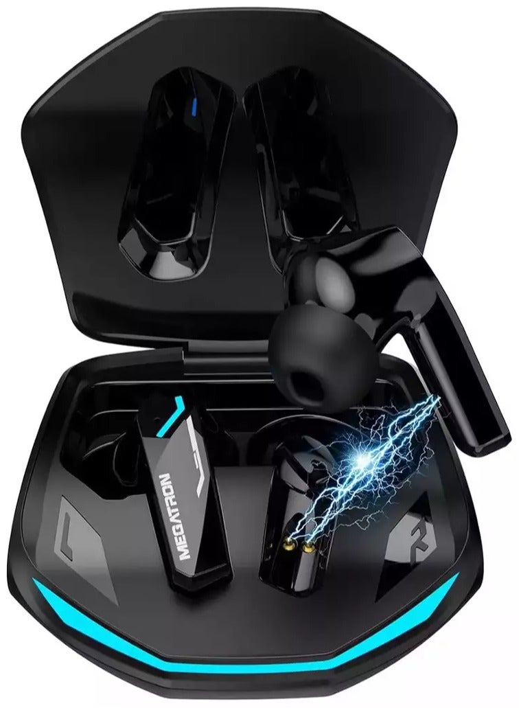 Transformers TF-T10 Wireless Bluetooth Earbuds Gaming Headphones Long Battery Life Headset Low Latency HIFI Stereo Sound with Music Noise Cancellation Calls Black - Image 5