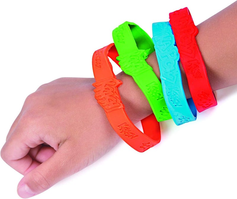 Fun Express 24 Piece Superhero Sayings Rubber Bracelets Set - Image 2