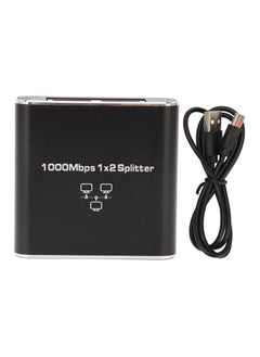 Anmi Network Hub,Gigabit Ethernet Splitter with USB Power Cable, Splitter for Cat5/5e/6/7/8 Cable(2 Devices Simultaneously Networking)  - Image 3