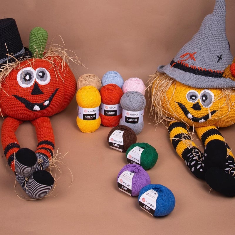 YarnArt Yarn Art Jeans Plus Yarn 55 Cotton 45 Polyacrylic 100 g 35 oz 160 m 174 yds Yarn Weight 4  WorstedAran 3 - Image 5