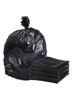 Hi Care Hi-Care Garbage Bag Black 65x95cm 20 Micron 100 Bags Heavy Duty Oxo Biodegradable Plastic Bag MediumTrash Bags Dustbin Bags Waste Bag Office Bag Strong And Durable Bin Bag Garbage Bag Medium  - Image 1