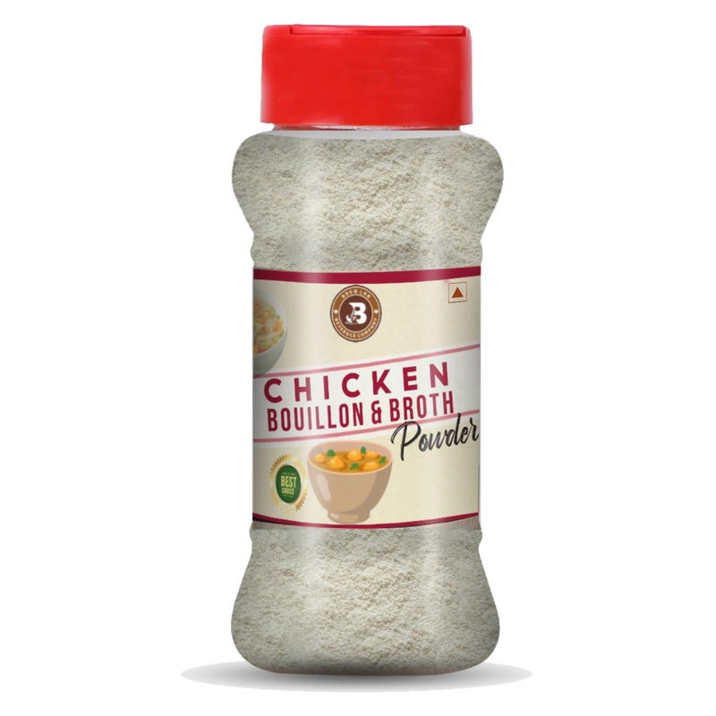Brew Lab Chicken Bouillon & Broth Powder | For Chicken Biryanis, Gravy and Mughlai Dishes 100GM - Image 5