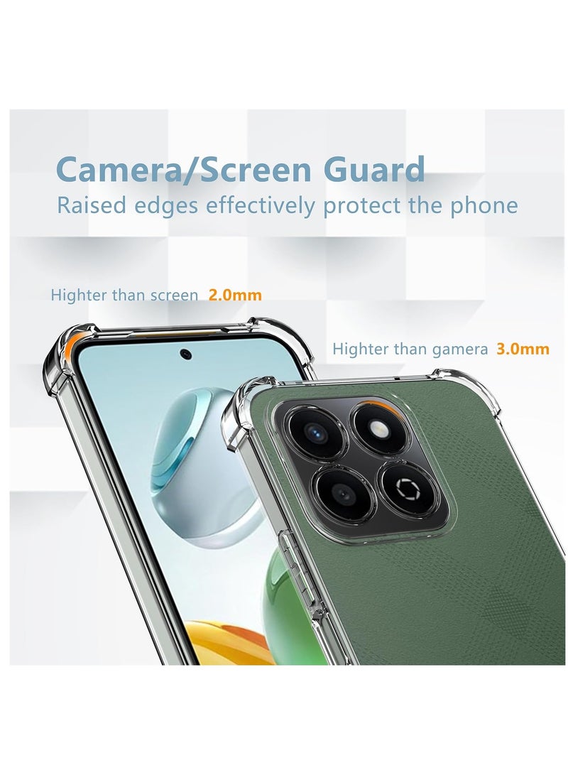 Fankalo حافظة هاتف لهونر X7c شفافة للغاية رفيعة مضادة للخدش ومضادة للصدمات غطاء خلفي واقي من TPU - Image 2