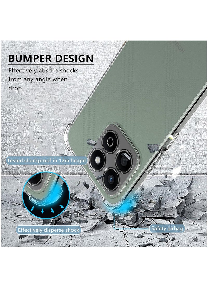 Fankalo حافظة هاتف لهونر X7c شفافة للغاية رفيعة مضادة للخدش ومضادة للصدمات غطاء خلفي واقي من TPU - Image 3