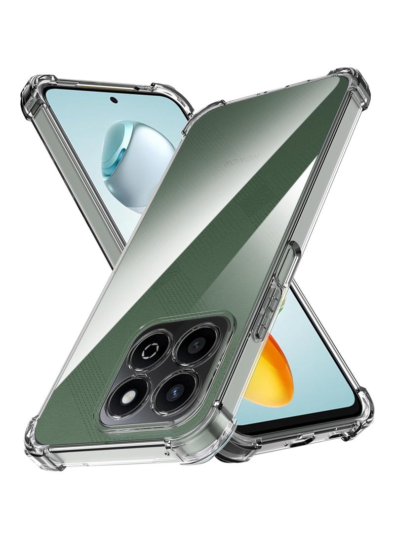 Fankalo حافظة هاتف لهونر X7c شفافة للغاية رفيعة مضادة للخدش ومضادة للصدمات غطاء خلفي واقي من TPU - Image 1