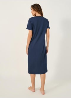 Styli YOKE PLACKET NIGHTDRESS - MIDI  - Image 4