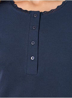 Styli YOKE PLACKET NIGHTDRESS - MIDI  - Image 3