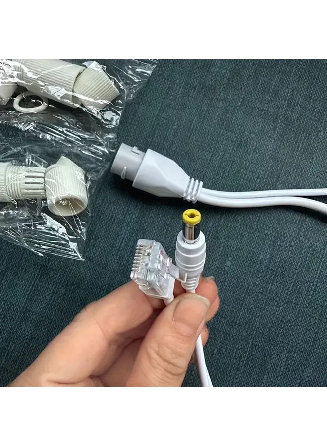 1 قطعة محول طاقة إيثرنت سلبي بو عبر الكابل، مقسم، مزود طاقة، وحدة إمداد، أبيض، RJ45، لكاميرات IP، إعداد الشبكة المنزلية والمكتبية. - Image 5
