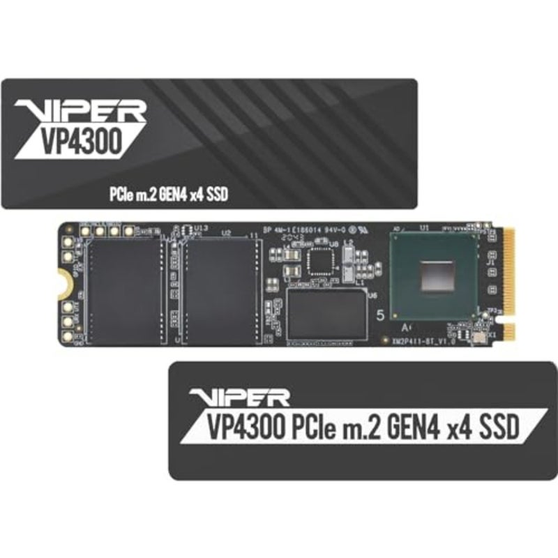 Patriot Viper VP4300 2TB M.2 2280 PCIe Gen4 x 4 Solid State Drive, Compatible with PS5 Compatible with PS5; Form factor: M.2 2280; Interface: PCIe Gen4 x 4. - Image 5