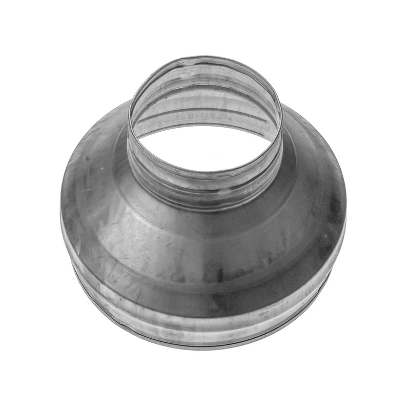 Repa Market 8 to 4 Inch Duct ReducerIncreaser Galvanized Steel Vent Pipe Adapter HVAC Dryer Vent Systems Round Metal Coupling Connector for Exhaust Fans Bathroom Ventilation Kitchen Hoods