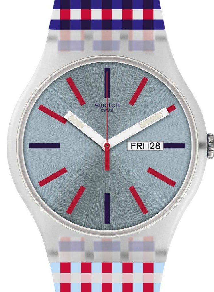 Swatch Unisex Merenda Quartz Movement Water Resistant Wrist Watch - 41 Mm - Image 1