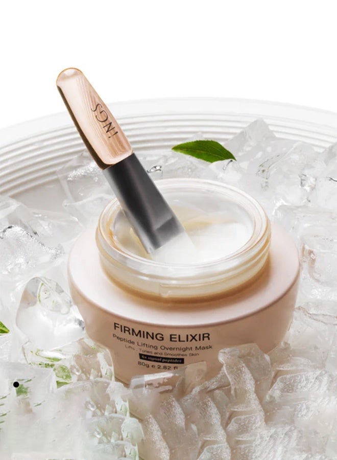 INGS Firming Elixir Peptide Lifting Overnight Mask, 80ml, 2.7 fl.oz - Image 5