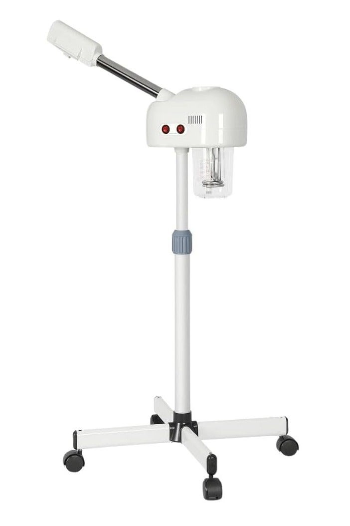 sd e-trading Facial Steamer, Professional face steamer Ozone for Beauty Salon and Spa,Adjustable standing facial steamer White, Mist Face Steamer for Facial Deep Cleaning Skin Care Equipment - Image 1