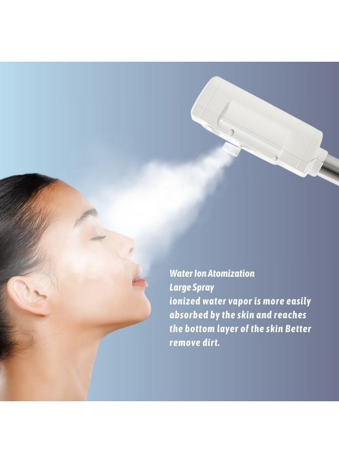 sd e-trading Facial Steamer, Professional face steamer Ozone for Beauty Salon and Spa,Adjustable standing facial steamer White, Mist Face Steamer for Facial Deep Cleaning Skin Care Equipment - Image 3