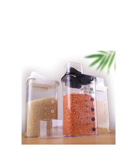 Cereal Dispenser Easy Flow Storage Jar Plastic Grocery Container Cereal Containers Storage Rice Storage Container for Kitchen one pcs - pzsku/Z250265A5144ACD5B5170Z/45/_/1720940030/32963440-f098-4d2c-ba71-85b623fb005b