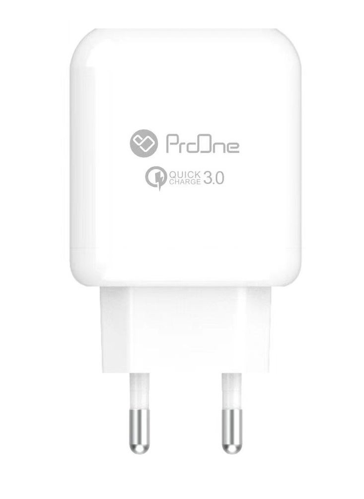 ProOne ProOne PWC550 18W Type A Charger - Fast and Reliable Charging Solution for iPhone, Samsung Galaxy, iPad, Google Pixel, and More  - Image 1