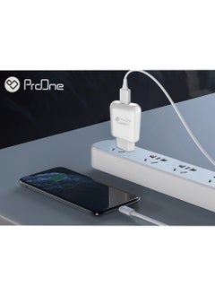 ProOne ProOne PWC550 18W Type A Charger - Fast and Reliable Charging Solution for iPhone, Samsung Galaxy, iPad, Google Pixel, and More  - Image 3